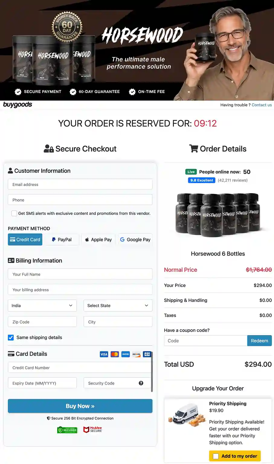 Horsewood Secure BuyGoods Payment